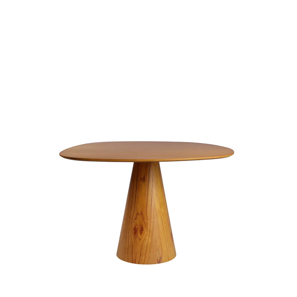 Mesa de Jantar Orgânica para 2 Lugares Sollus 90 cm - Freijó