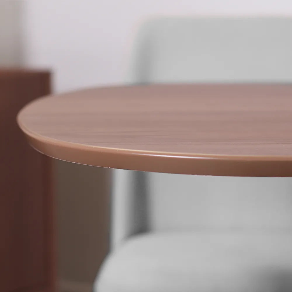 Mesa de Jantar Orgânica para 4 Lugares Kalyx 122 cm - Preto c/ Canella