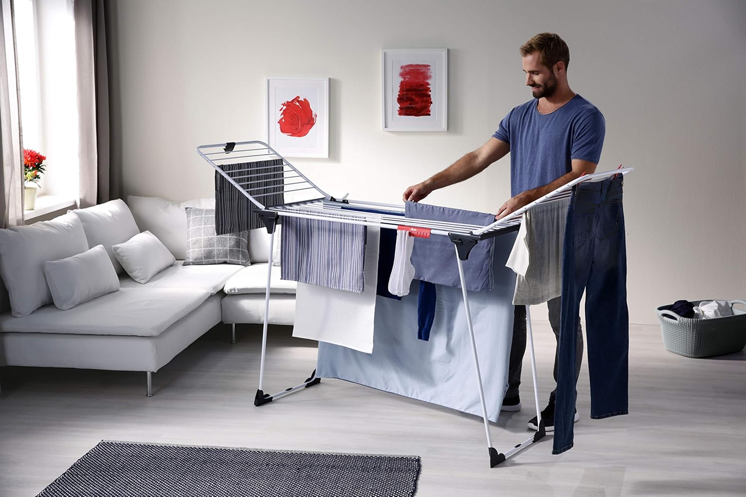 Varal Chão Pegasus Slim 150 Leifheit Multicor