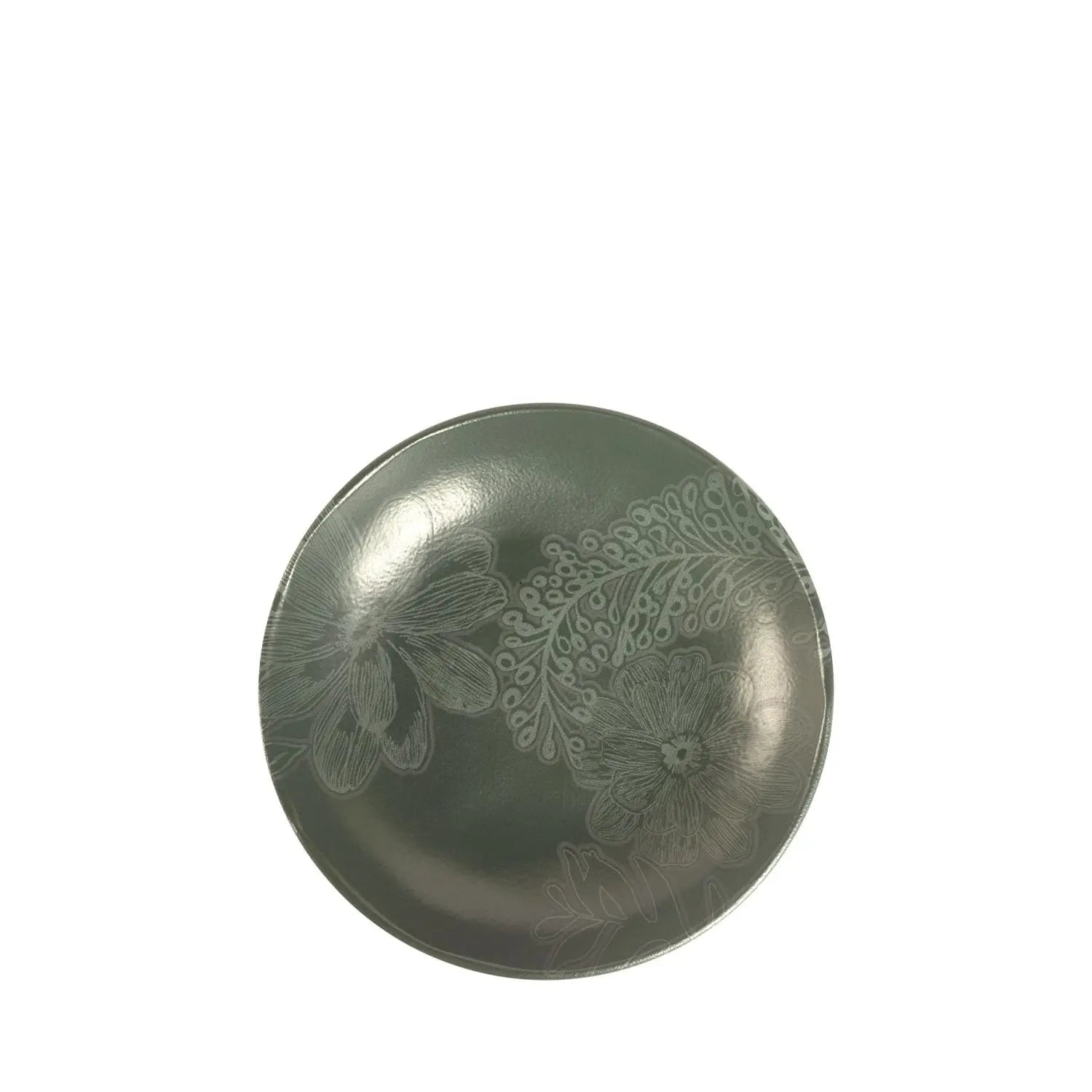 Jogo de 6 Pratos Fundos Orgânico Florear - Verde