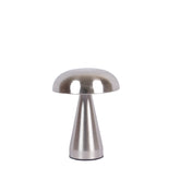 Luminária de Mesa Sem Fio Mushie 20 cm - Prata