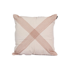 Kit com 3 Capas de Almofadas 1 Manta Prisma - Cru c/ Caramelo