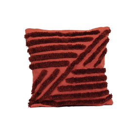 Kit com 2 Capas de Almofadas 1 Manta Líria - Terracota c/ Caramelo