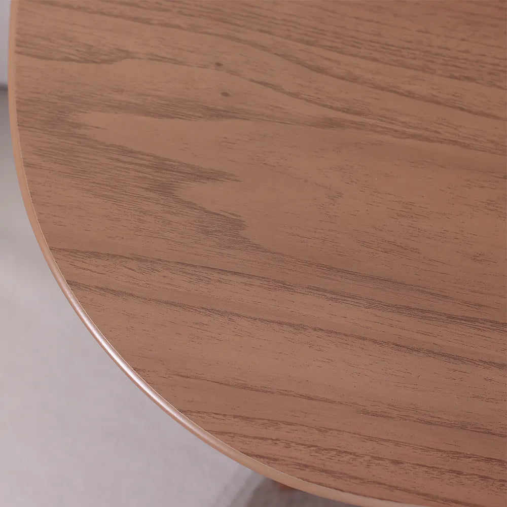 Mesa de Jantar Orgânica para 4 Lugares Kalyx 122 cm - Preto c/ Canella