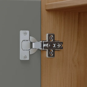 Buffet 4 Portas 1 Gaveta Amsterdã 165 cm - Natural c/ Verde