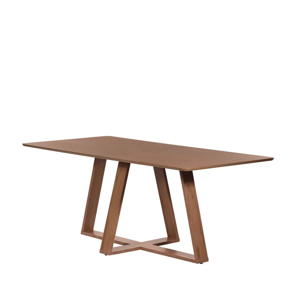 Mesa de Jantar Retangular para 6 Lugares Avena 160 cm - Canella