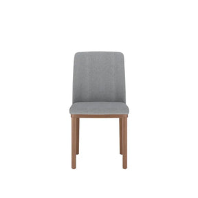 Conjunto de Jantar Mesa Retangular Harmony 8 Cadeiras Kalina - Natural c/ Carbono