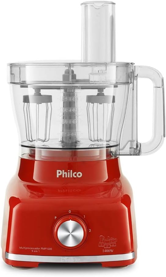 Multiprocessador de Alimentos Philco 1700W 9 em 1