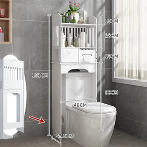 Armário de Armazenamento Sobre o Vaso