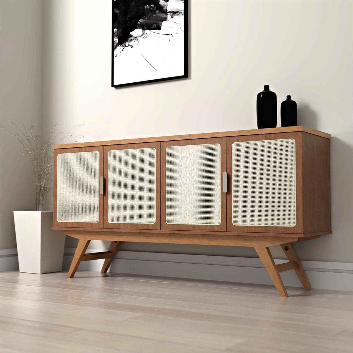Buffet Vincenzo 160 cm - Natural c/ Telinha