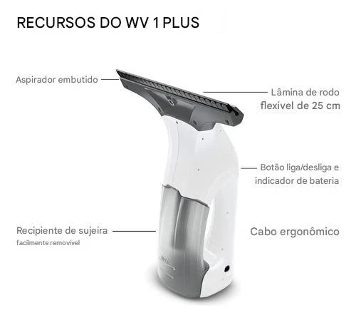 Rodo Elétrico a Vácuo Kärcher WV 1