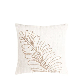 Kit com 3 Almofadas Florear 45 x 45 cm - Cru c/ Caramelo