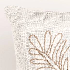 Kit com 3 Almofadas Florear 45 x 45 cm - Cru c/ Caramelo