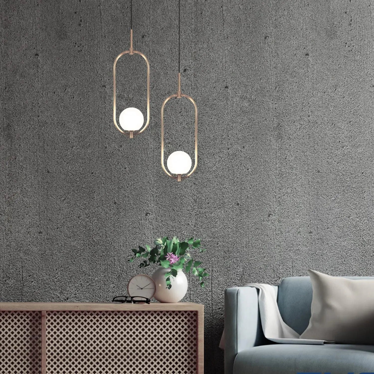 Pendente Wimbledon Ouro Velho 43 cm