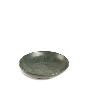 Jogo de 6 Pratos Fundos Orgânico Florear - Verde