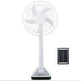 Ventilador de Pedestal de 16 Polegadas com Energia Solar, Velocidade Ajustável e Funcionamento Silencioso