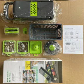 Profissional Multiuso Cozinha Slicer Aço Inox 14 em 1