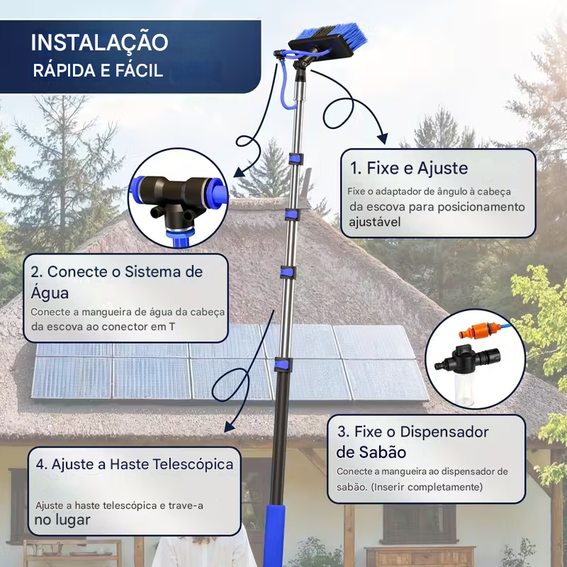 Escova de Limpeza de Janelas